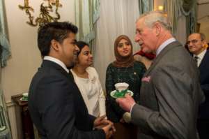 Meeting His Highness Prince Charles, Mosaic Award
