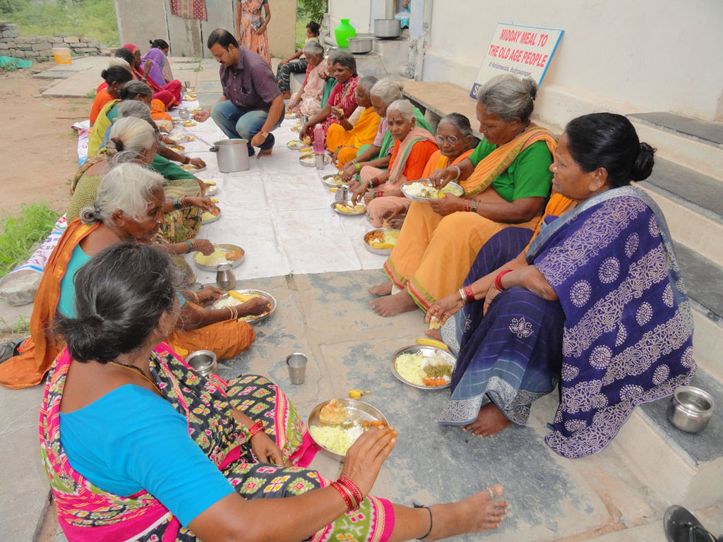 Food Sponsorship for Destitute Old Age Person